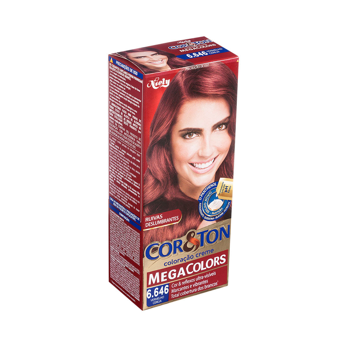 Coloração Mini Kit Cor&Ton 6.646 Vermelho Cereja