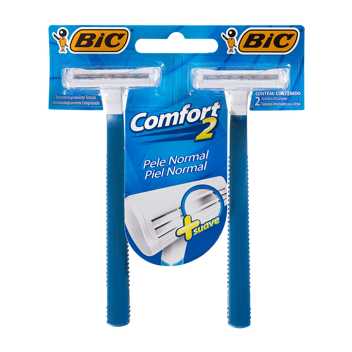 Aparelho de Barbear Descartável Bic Comfort 2 - 2 Unidades