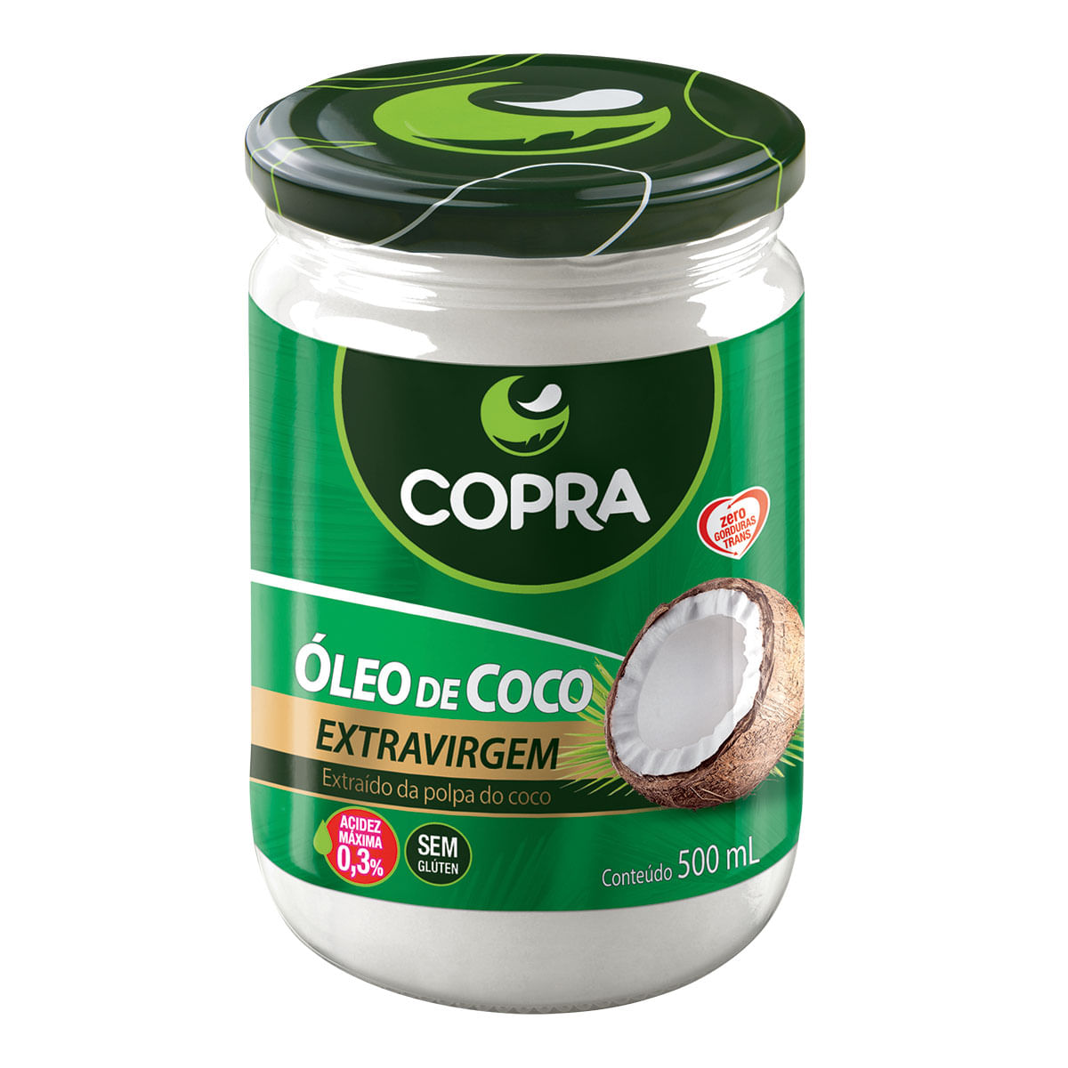 Óleo de Coco Copra Extravirgem 500ml