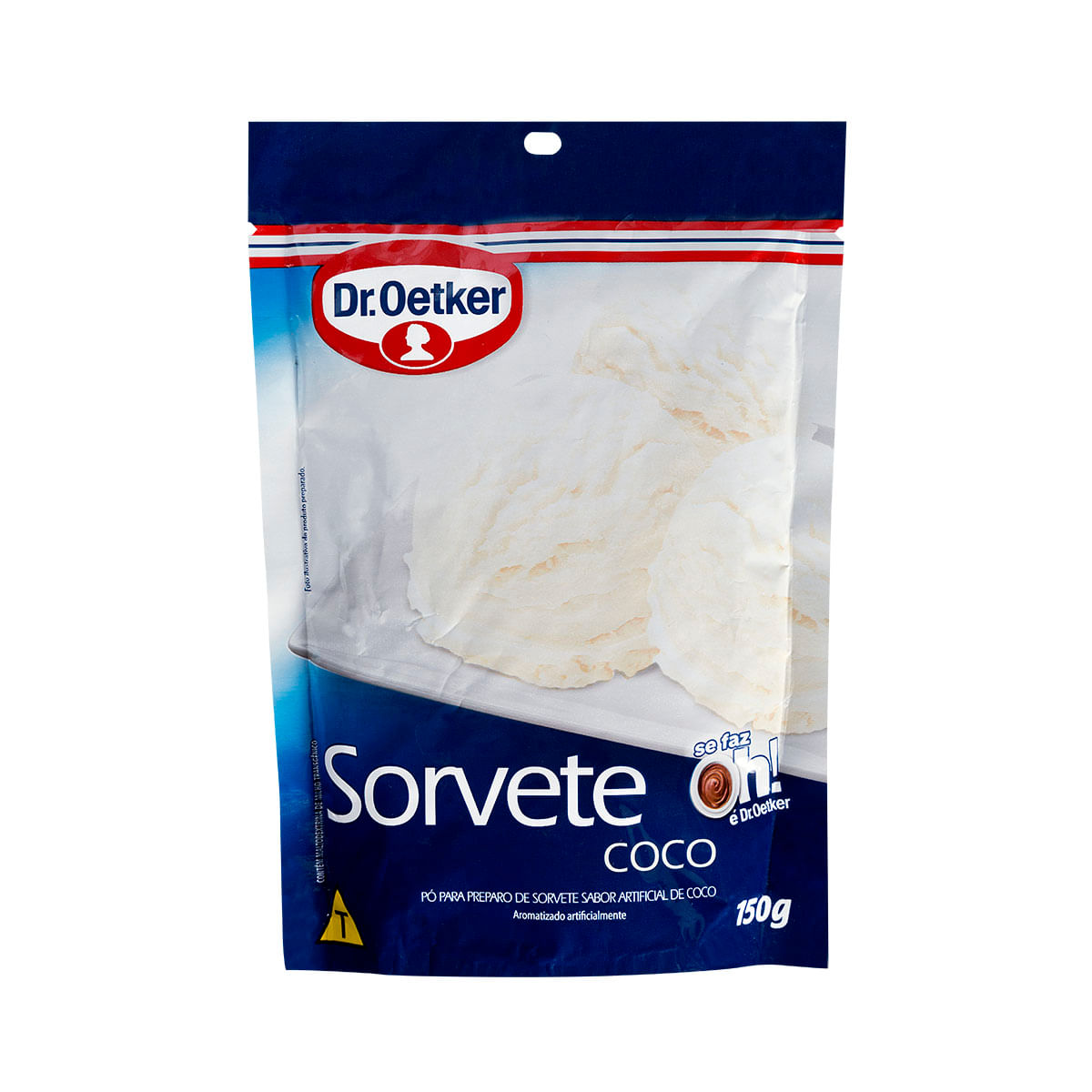 Pó para Sorvete de Coco Dr. Oetker 150g