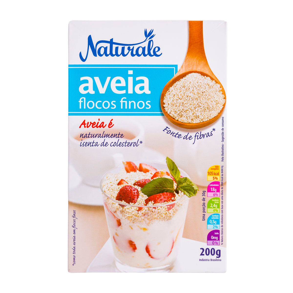 Aveia em Flocos Finos Tradicional Naturale 200g