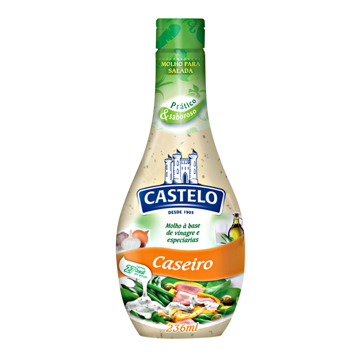 Molho para Salada Caseiro Castelo 236ml