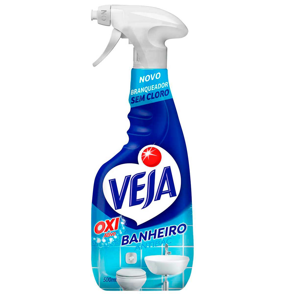 Limpador Spray Anti Bac Veja Banheiro Oxi 500ml Oferta