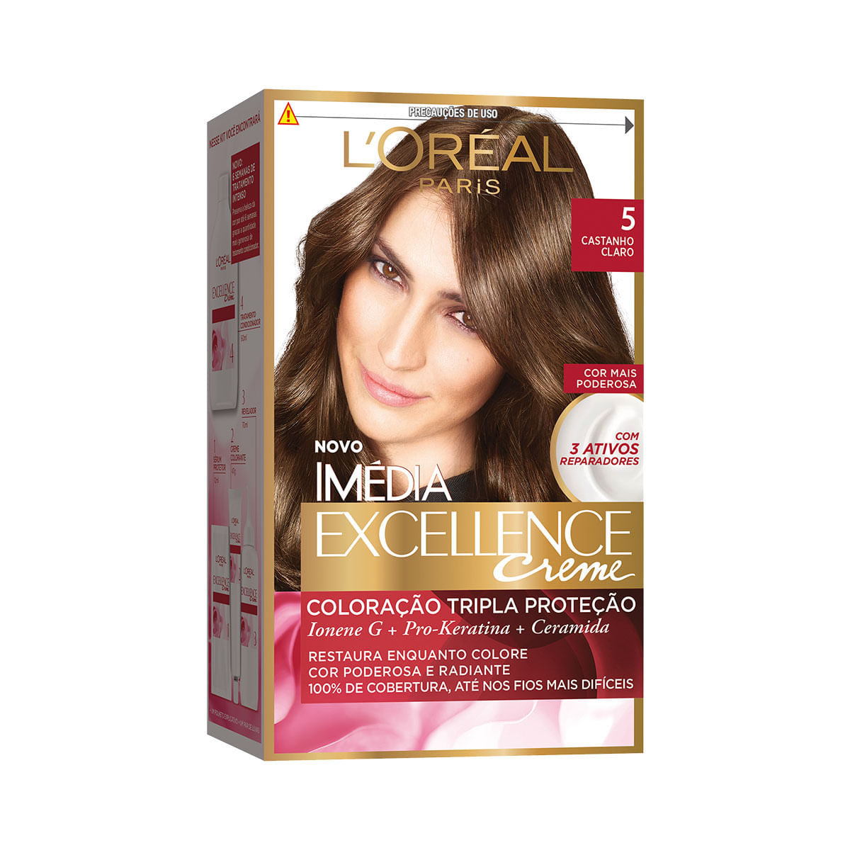 Tintura para Cabelo Castanho Claro L'Oreal Paris 47g