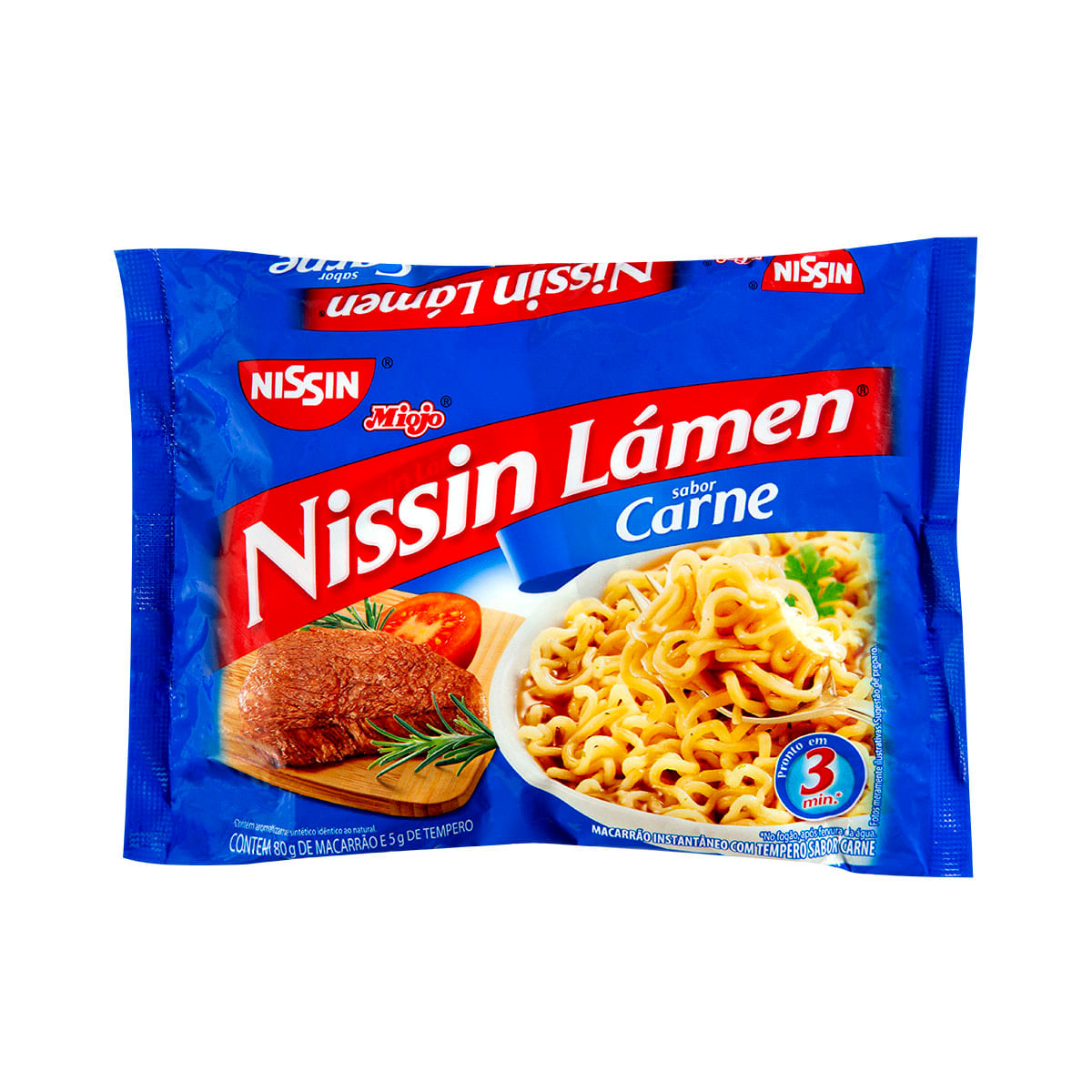 Macarrão Lámen Nissin Sabor Carne 85g