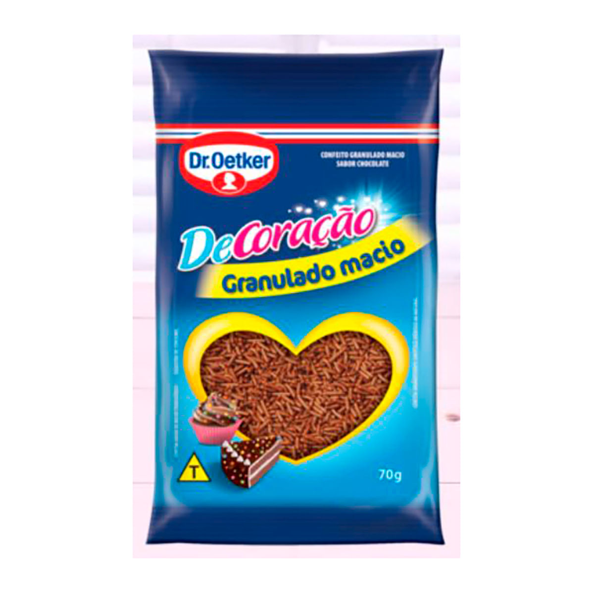 Granulado Chocolate Decoração Dr Oetker 70 g