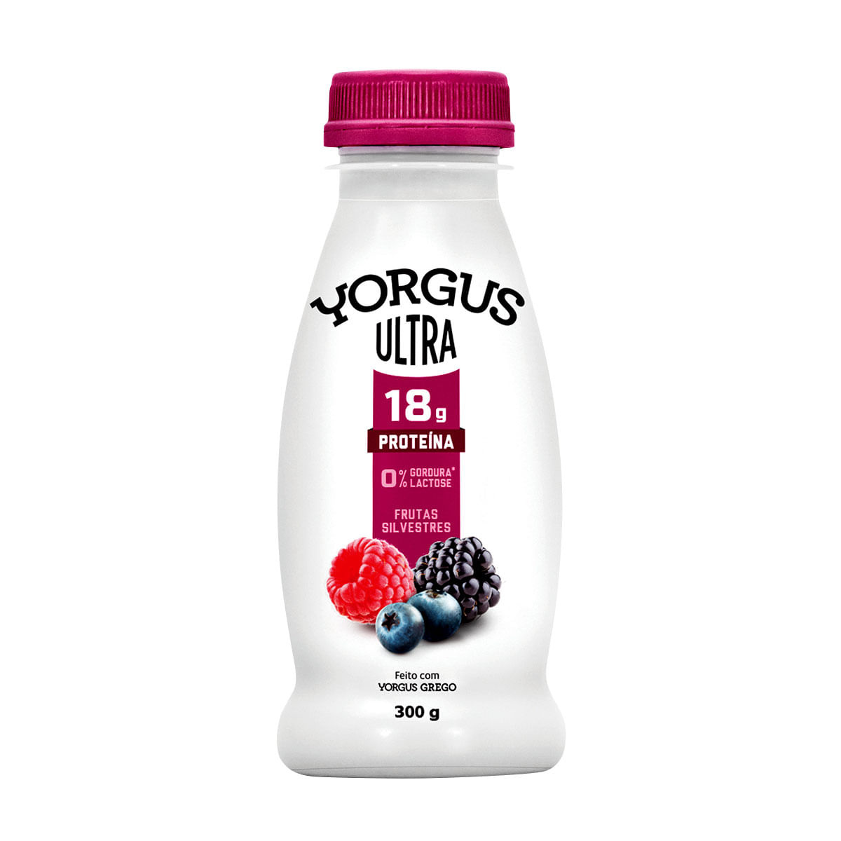 Iogurte Grego sem Lactose Yorgus Ultra de Frutas Silvestres 300g