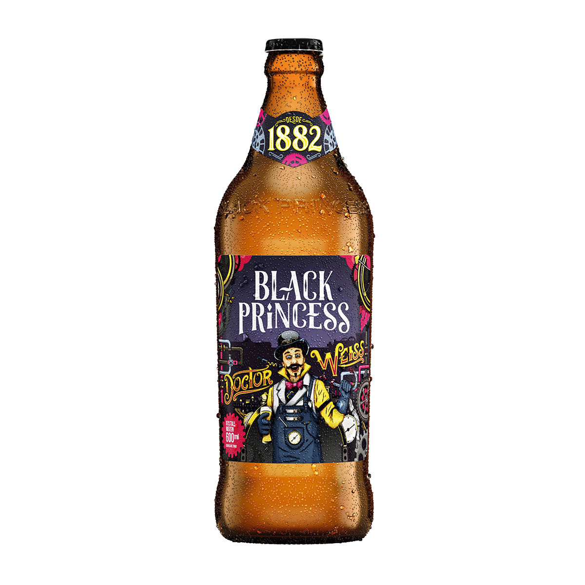 Cerveja Black Princess Doctor Weiss 600ml