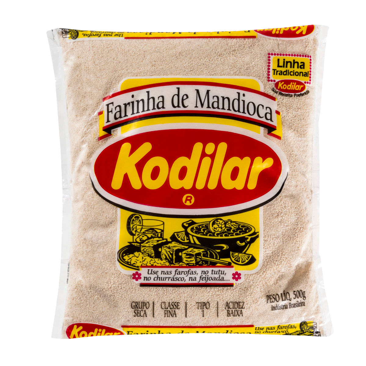 Farinha de Mandioca Fina Tradicional Kodilar 500g