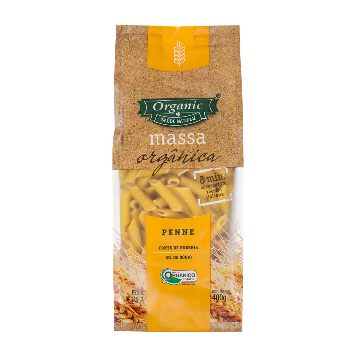 Macarrão Penne Orgânico Organic 400g