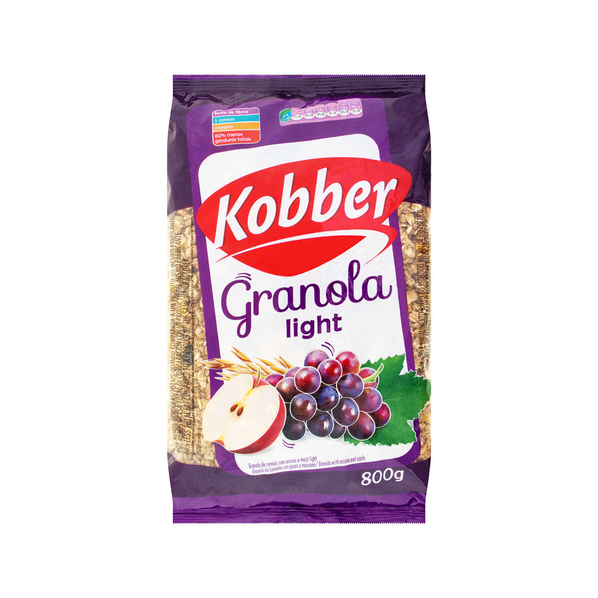 Granola Light Kobber Pacote 800g