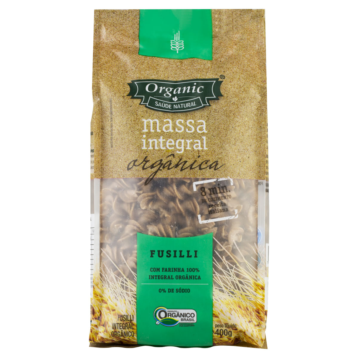 Macarrão Integral Organic 400g