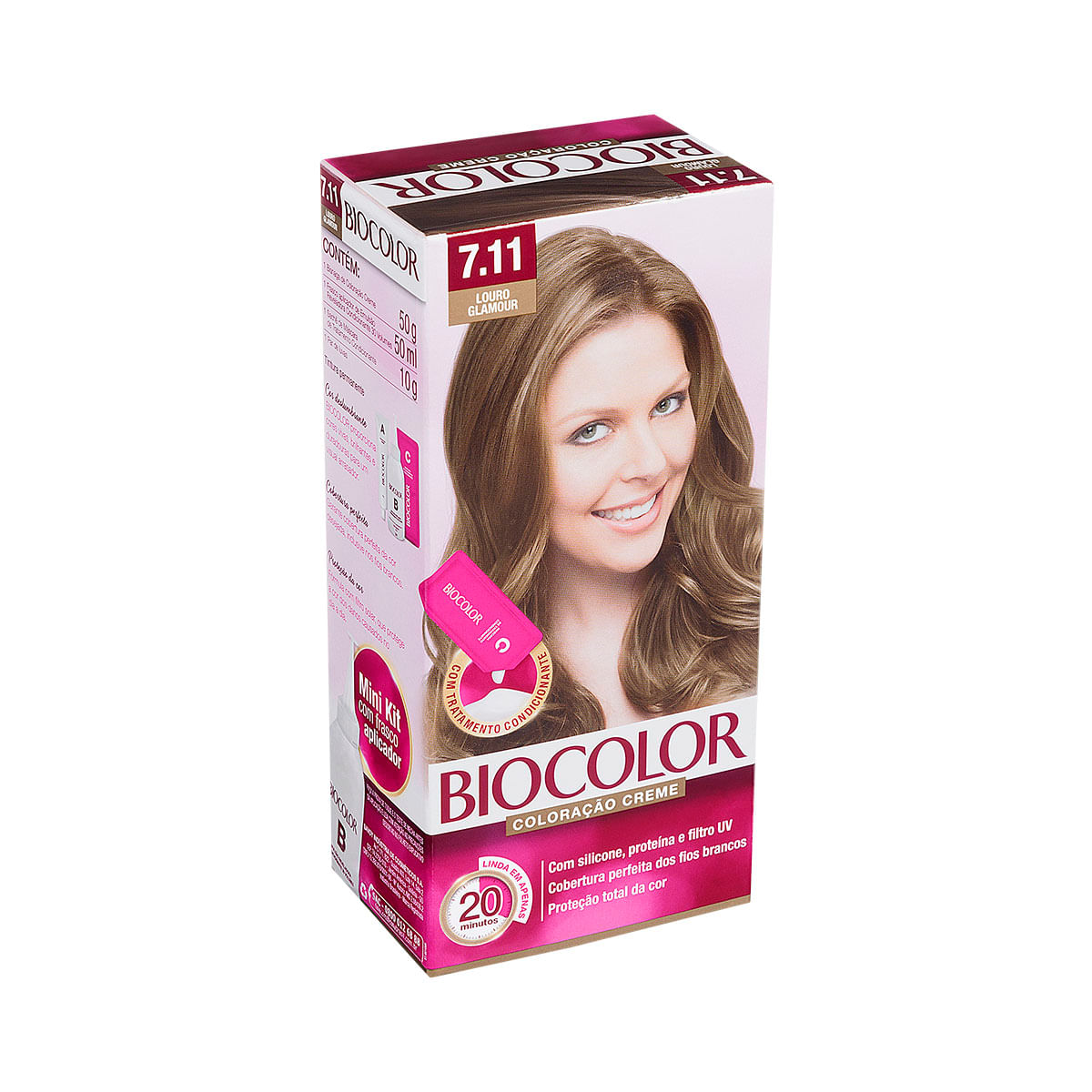 Mini kit tintura 7.11 louro glamour Biocolor | Carrefour