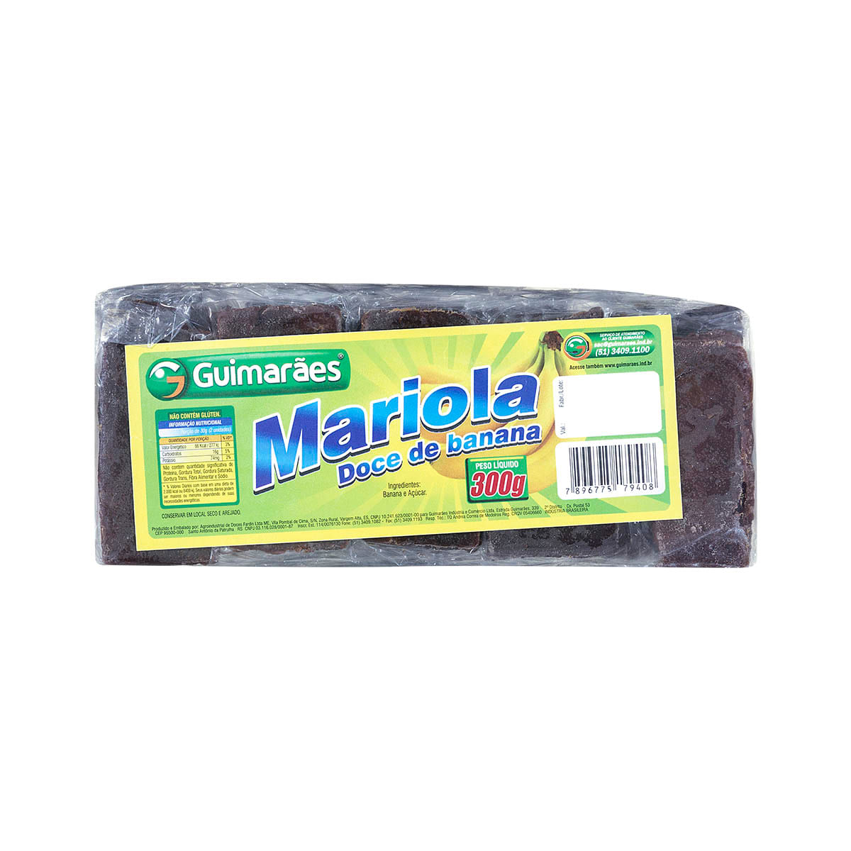 Mariola de Banana Guimarães 300g