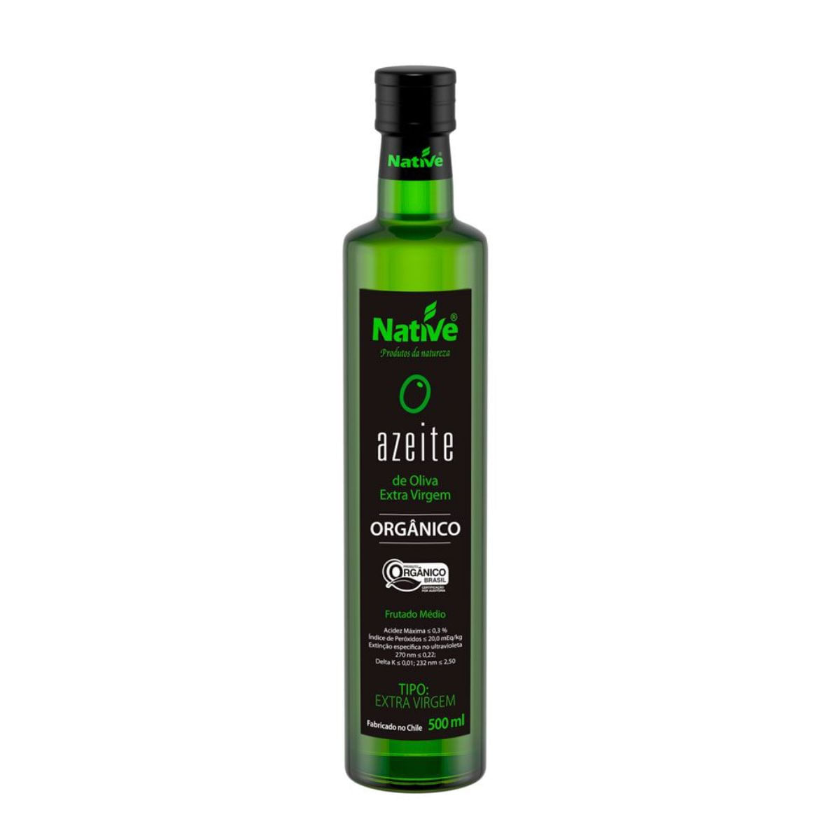 Azeite Chileno Extra Virgem Orgânico Frutado Native 500ml