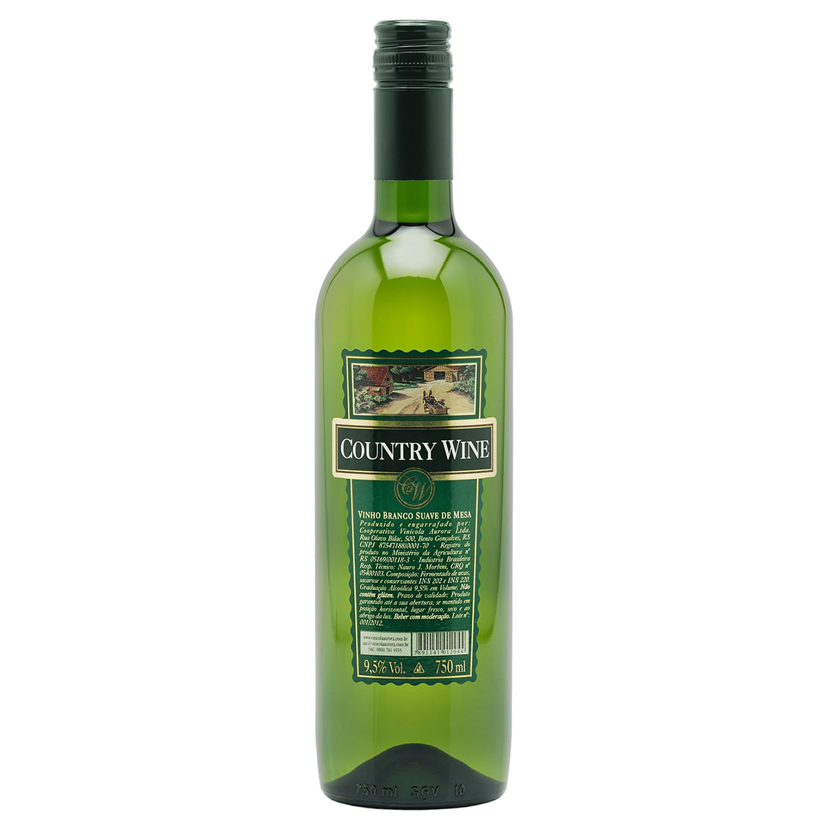 Vinho Brasileiro Branco Suave Country Wine Garrafa 750ml