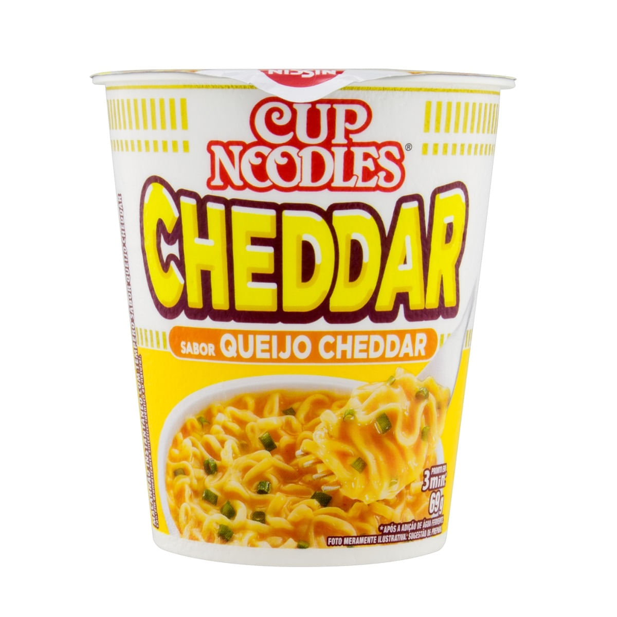 Macarrão Nissin Cup Noodles Cheddar 69g