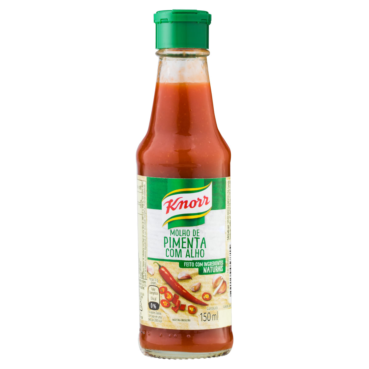 Molho de Pimenta Vermelha com Alho Knorr 150ml