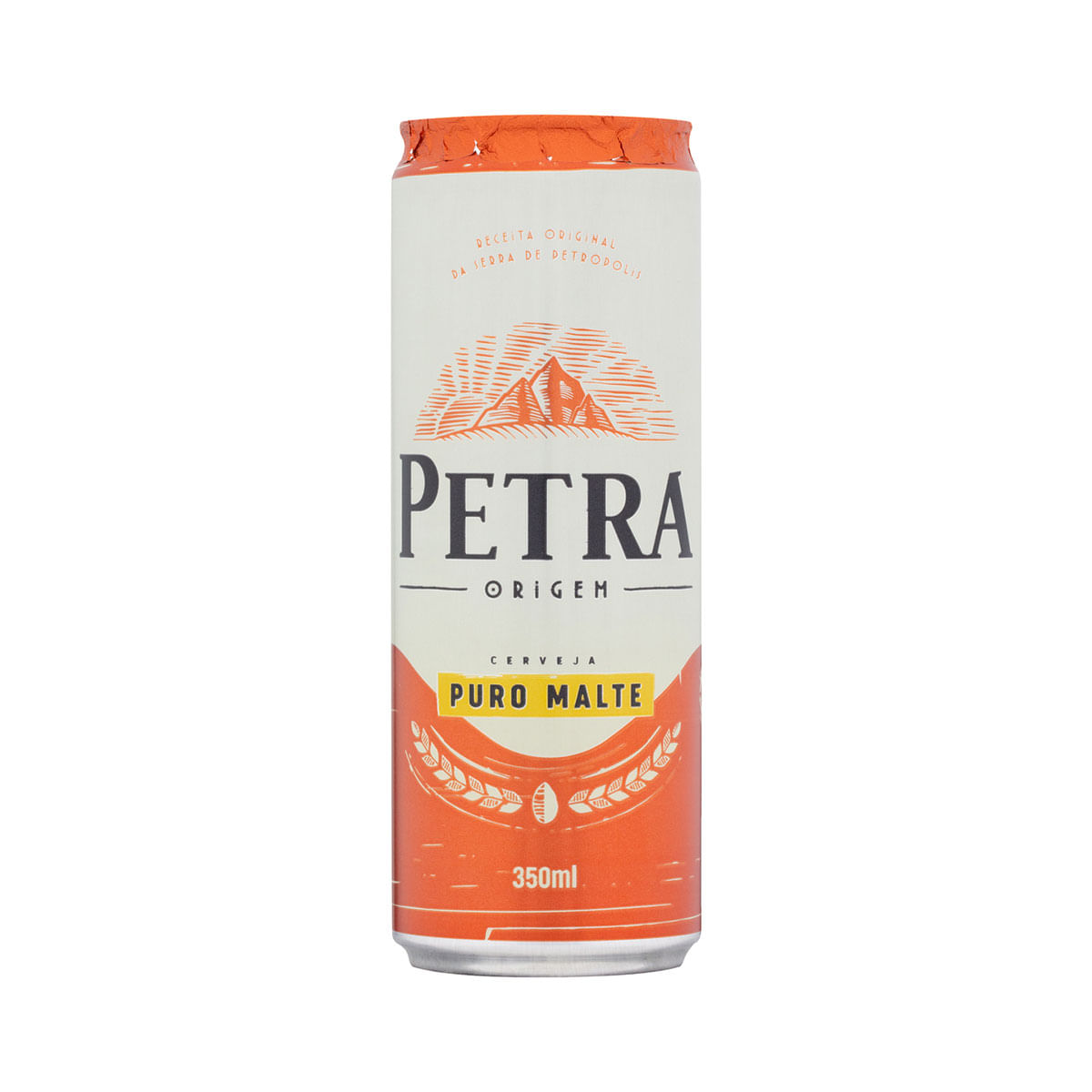 Cerveja American Lager Puro Malte Petra Origem Lata 350ml