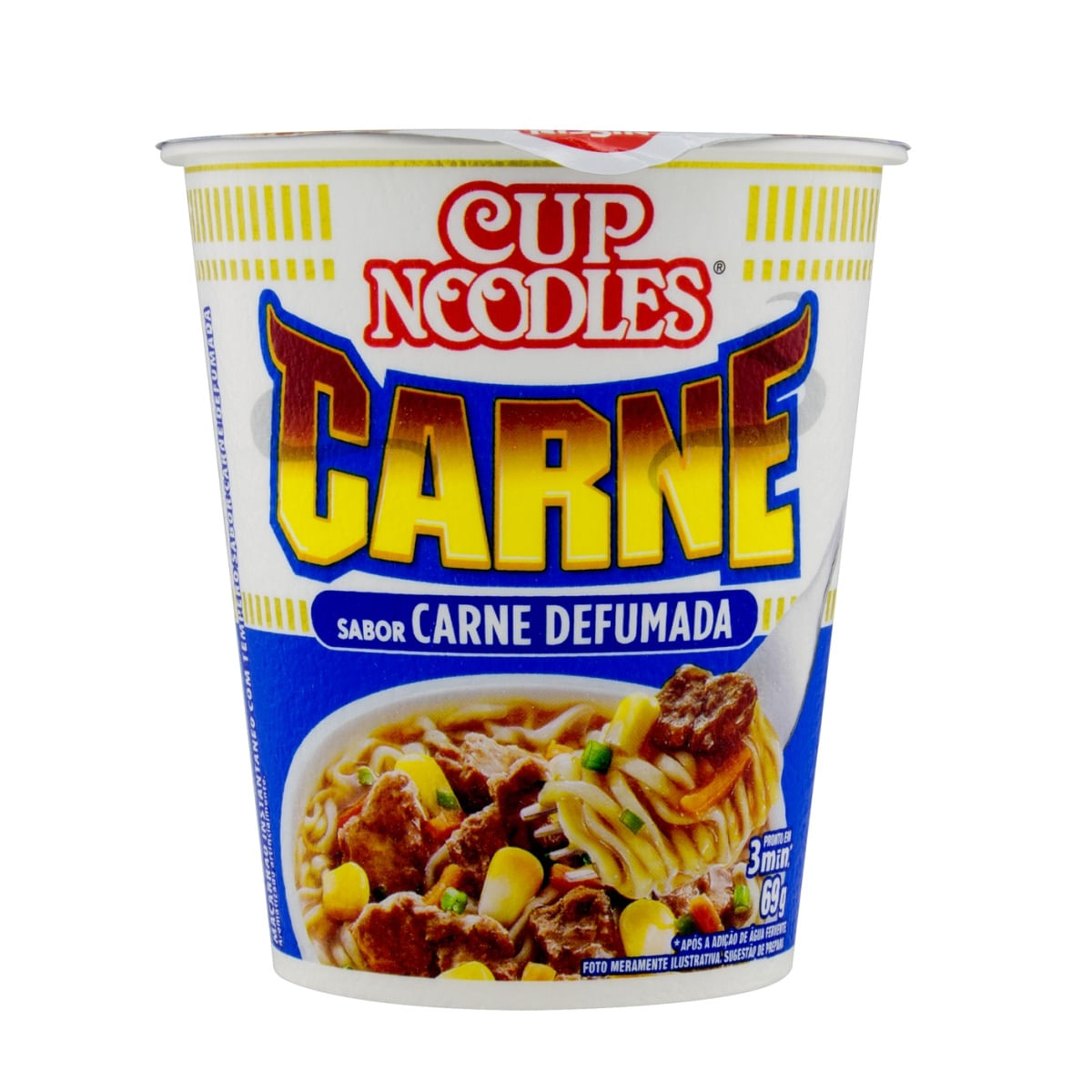 Macarrão Nissin Cup Noodles Carne 69g