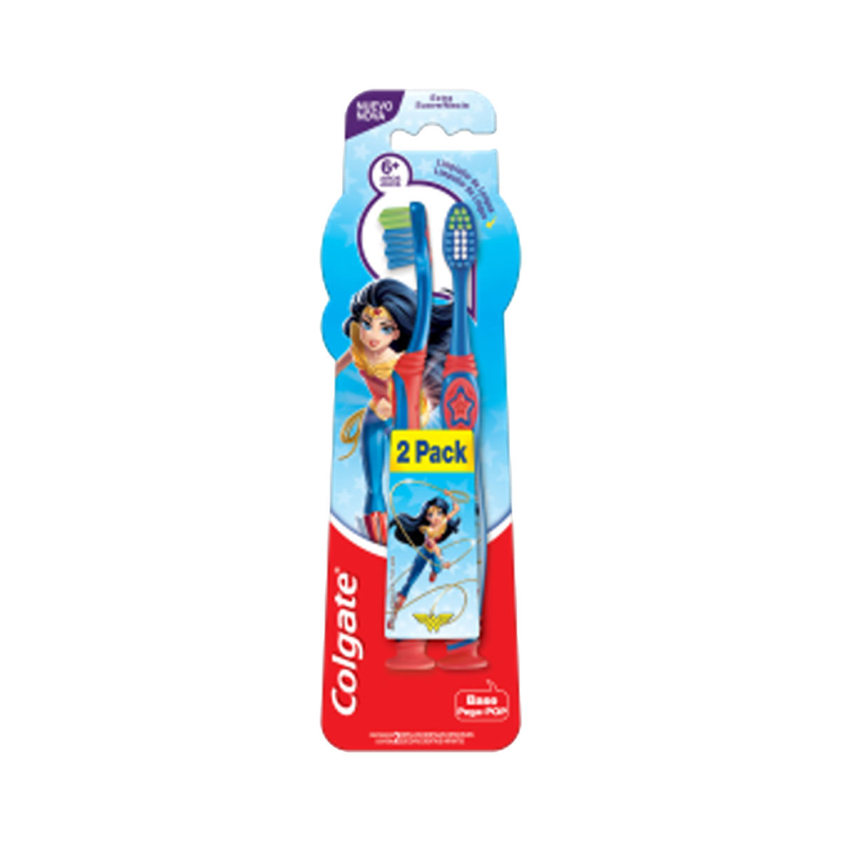 Colgate Smiles Batman & Mulher Maravilha Escova Dental Infantil 2 unid