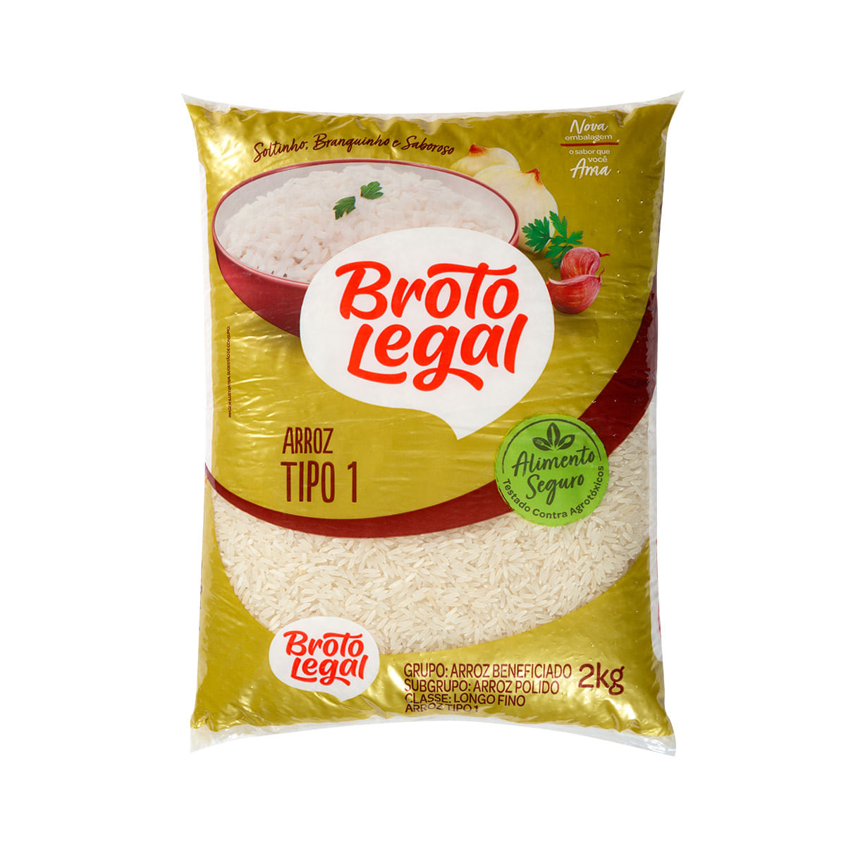 Arroz Tipo 1 Broto Legal 2kg