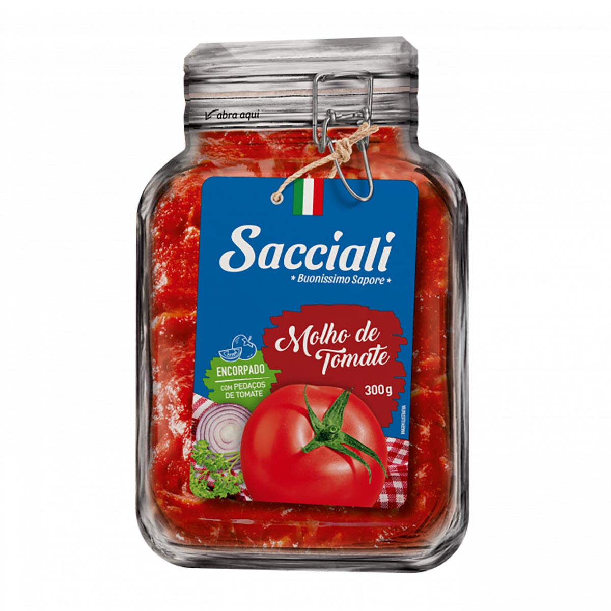 Molho de Tomate Sacciali Tradicional 300 g