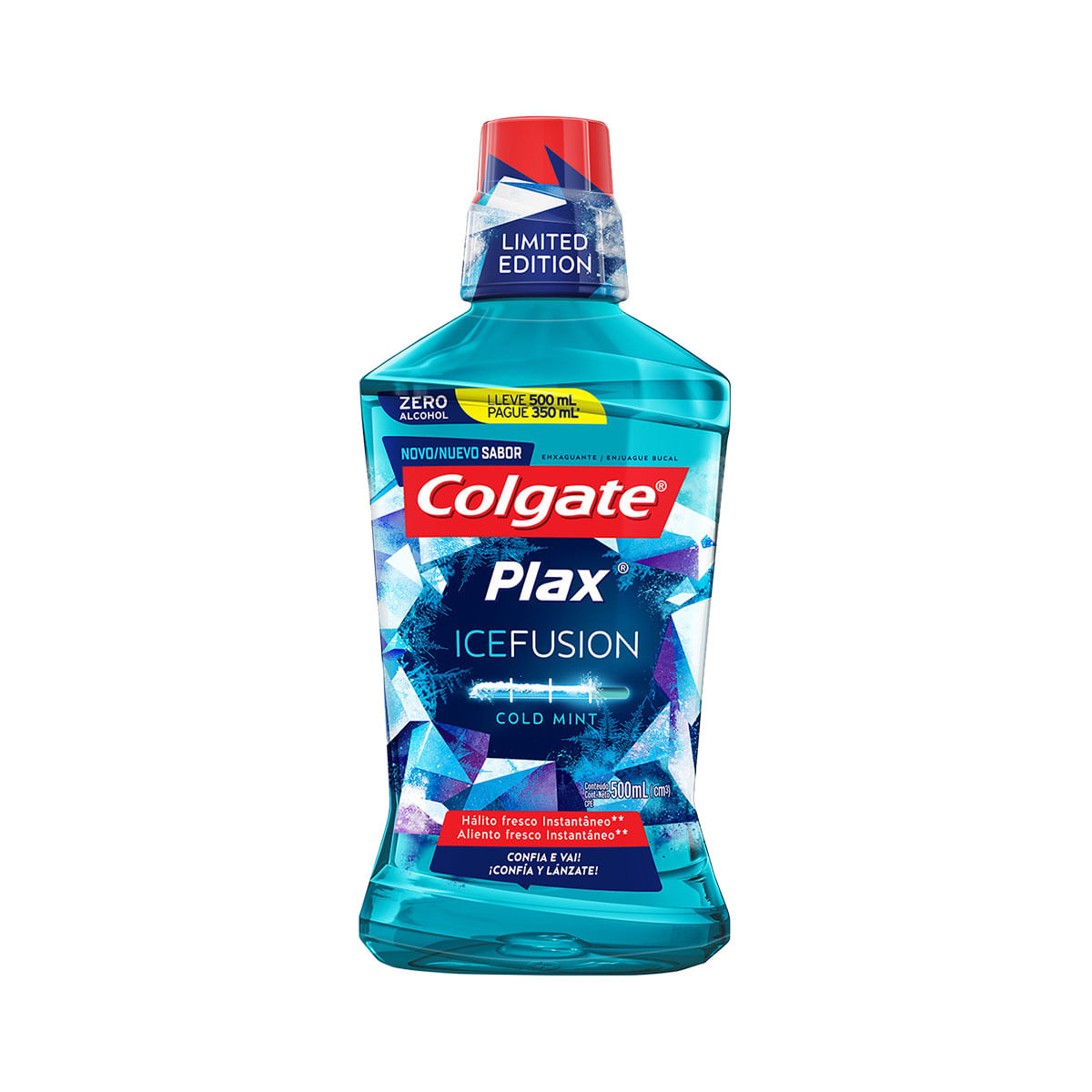 Enxaguante Bucal Colgate Plax Ice Fusion Cold Mint 500ml