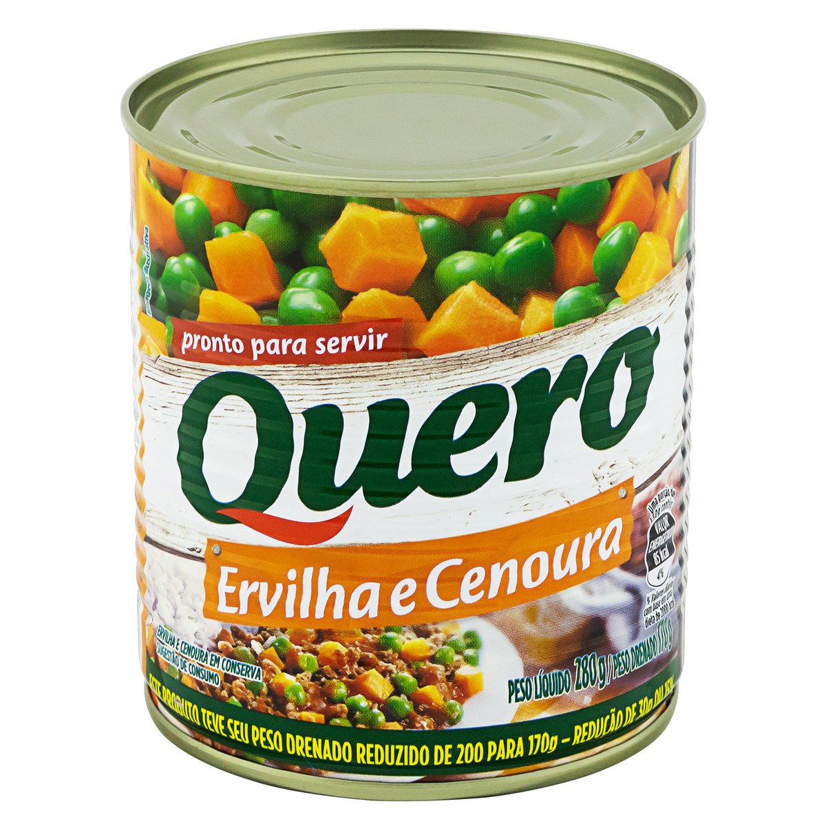 Ervilha e Cenoura Quero 170 g