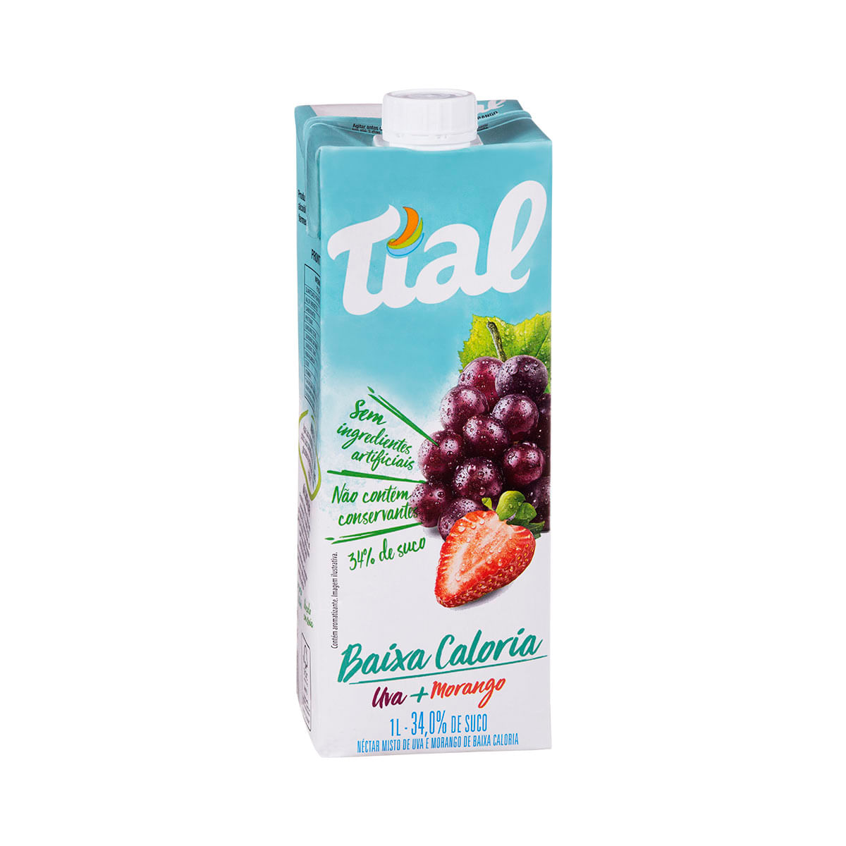 Suco Nectar Misto de Uva e Morango Tial 1L