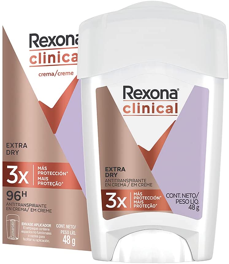 Desodorante Antitranspirante Rexona Clinical Extra Dry 48g