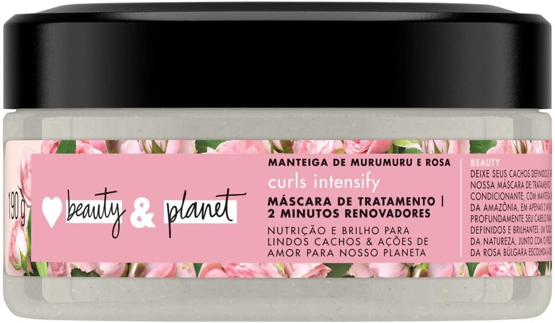 Máscara de Tratamento Love Beauty & Planet Nutrição e Brilho Manteiga de Murumuru 190g