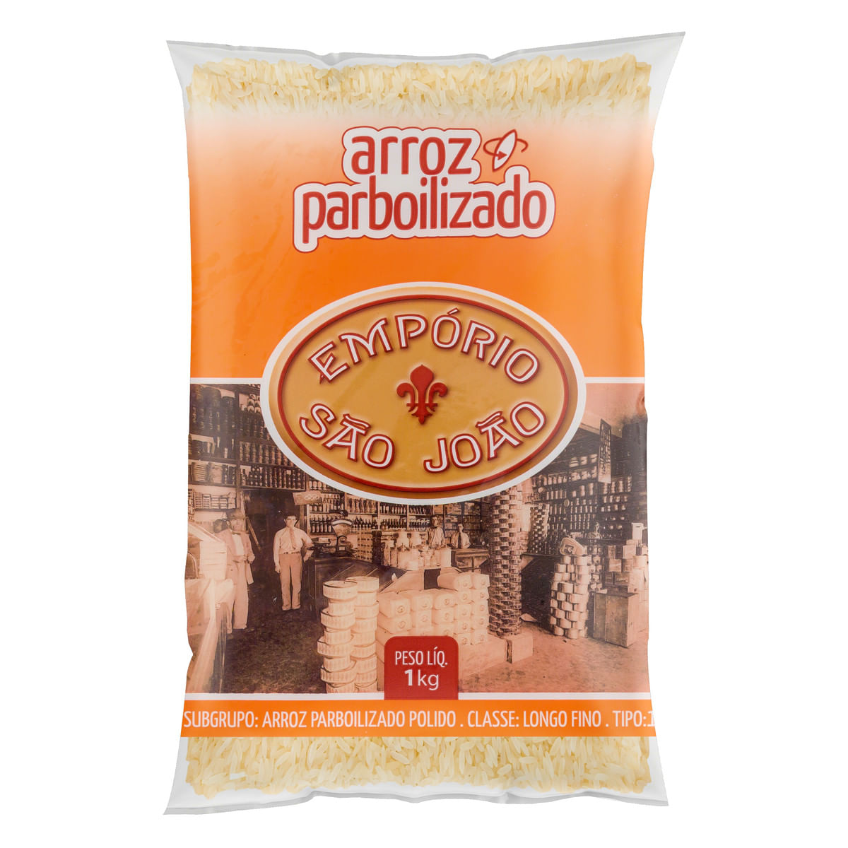 Arroz Parboilizado Empório São João 1 Kg