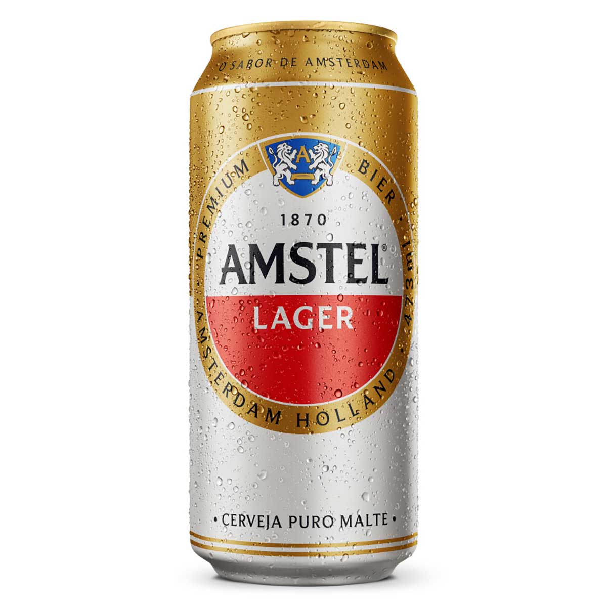 Cerveja Amstel Puro Malte Lata 473ml - Carrefour