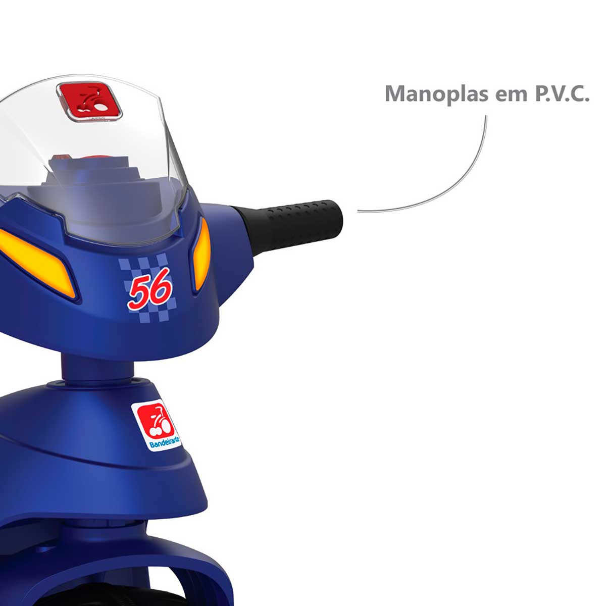 Moto Infantil Scooter Bandeirante Azul - 2671