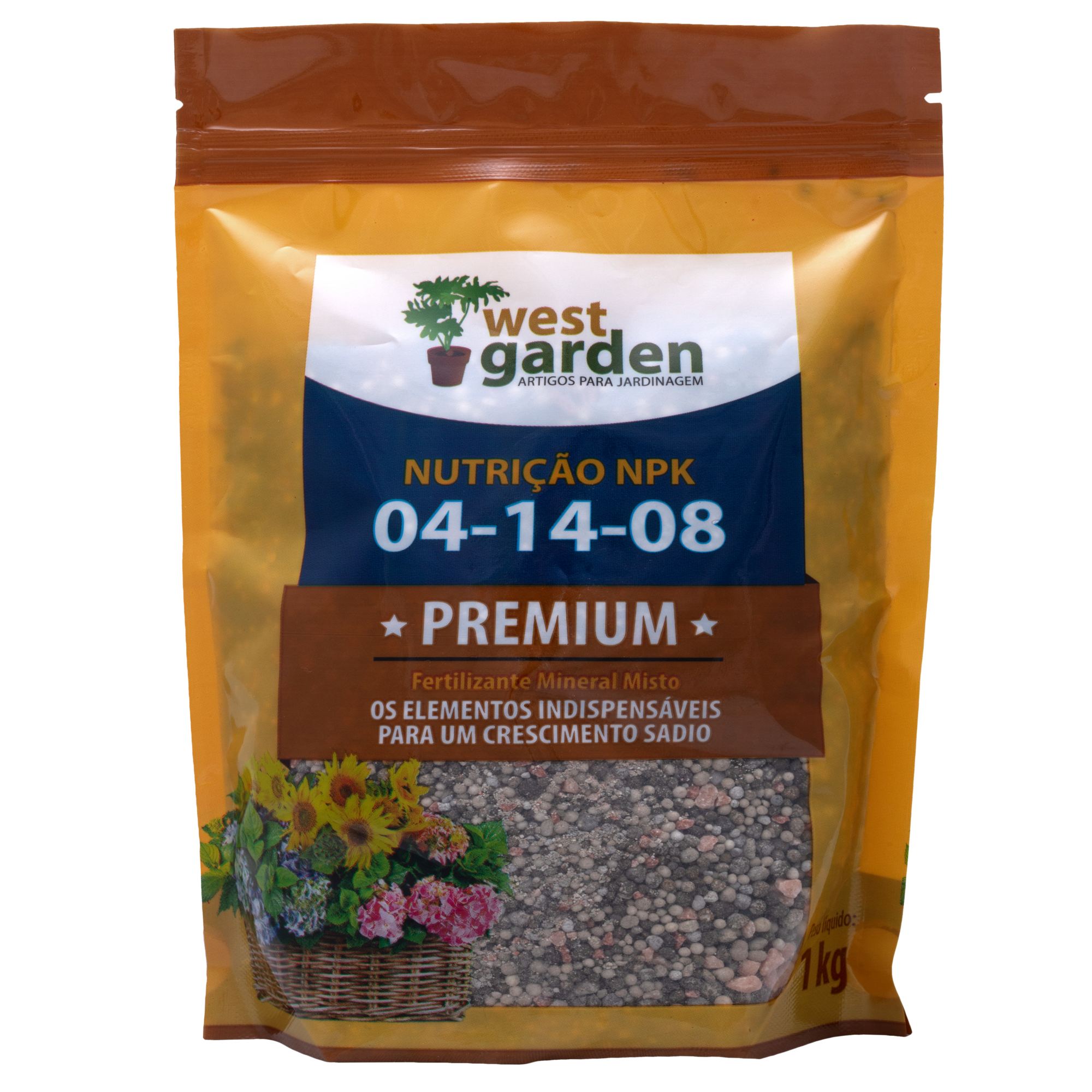 Adubo Torta de Mamona Premium West Garden 01 Kg