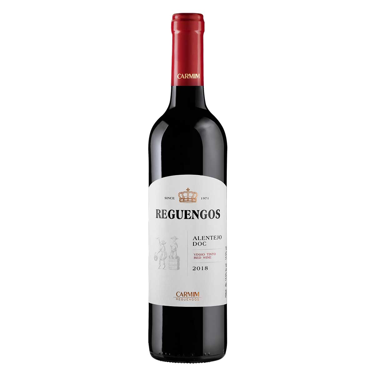 Vinho Tinto Português  Reguengos Trincadeira Aragonez Castelão Alentejo 750 ml