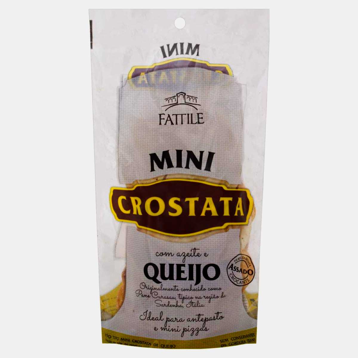 Pão Tipo Mini Crostata com Queijo Fattile 100 g