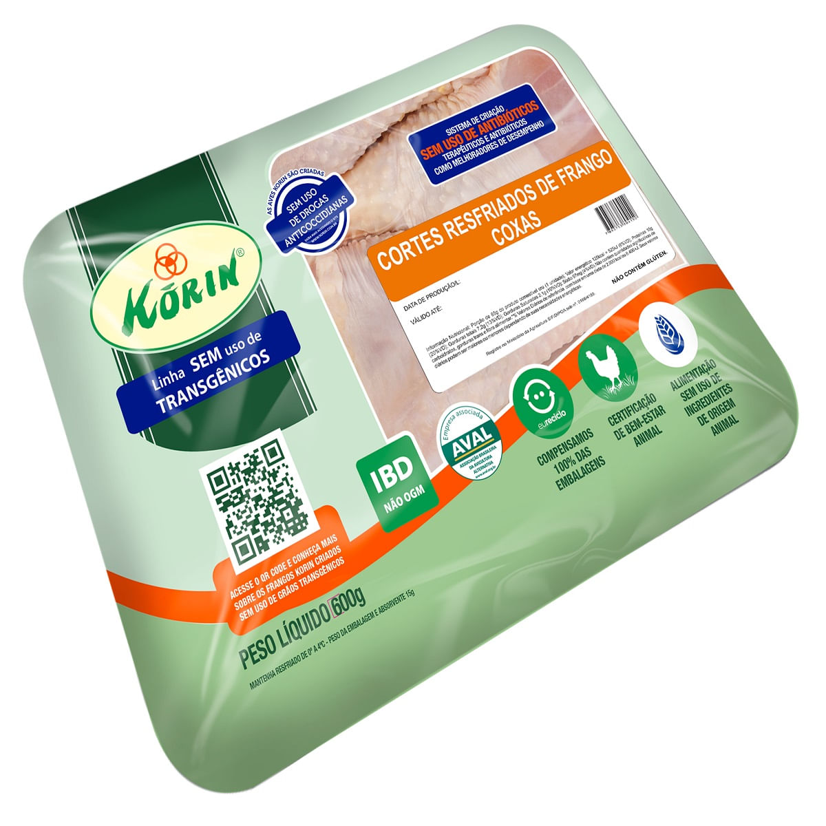 Coxa Resfriada Korin 600 g