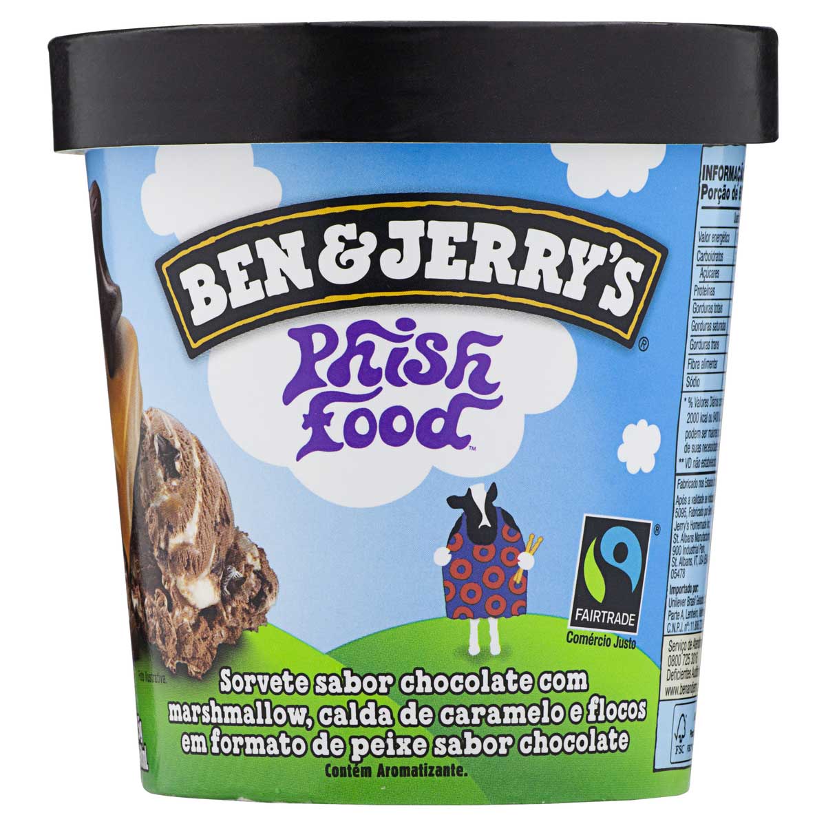 Sorvete Phish Food Ben & Jerry's Pote 458 ml