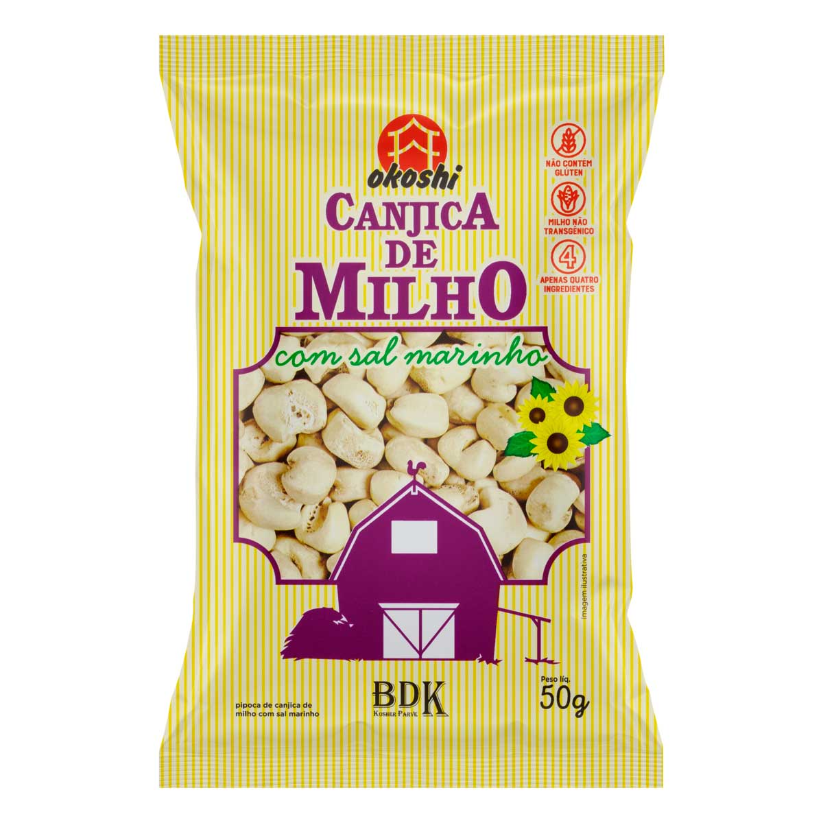 Canjica de milho Salgada Okoshi 50 g