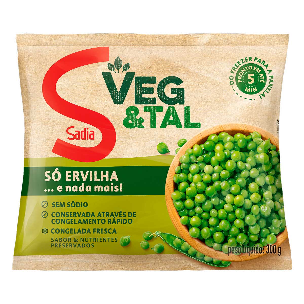 Ervilha Congelada Sadia Veg & Tal Pacote 300g