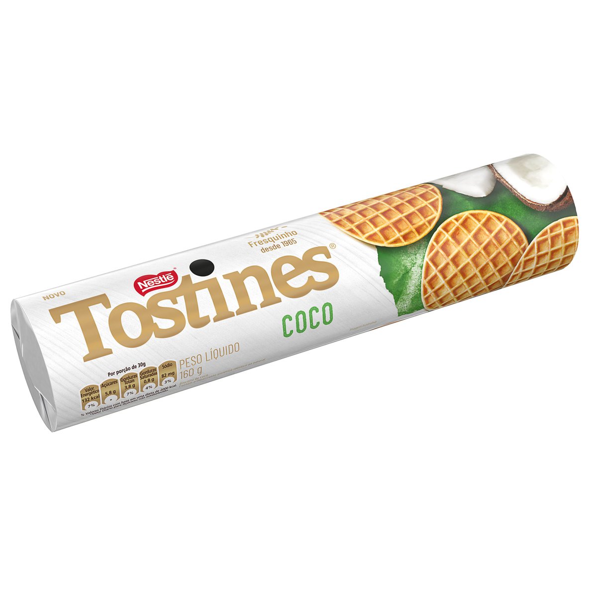 Biscoito TOSTINES Coco 160g