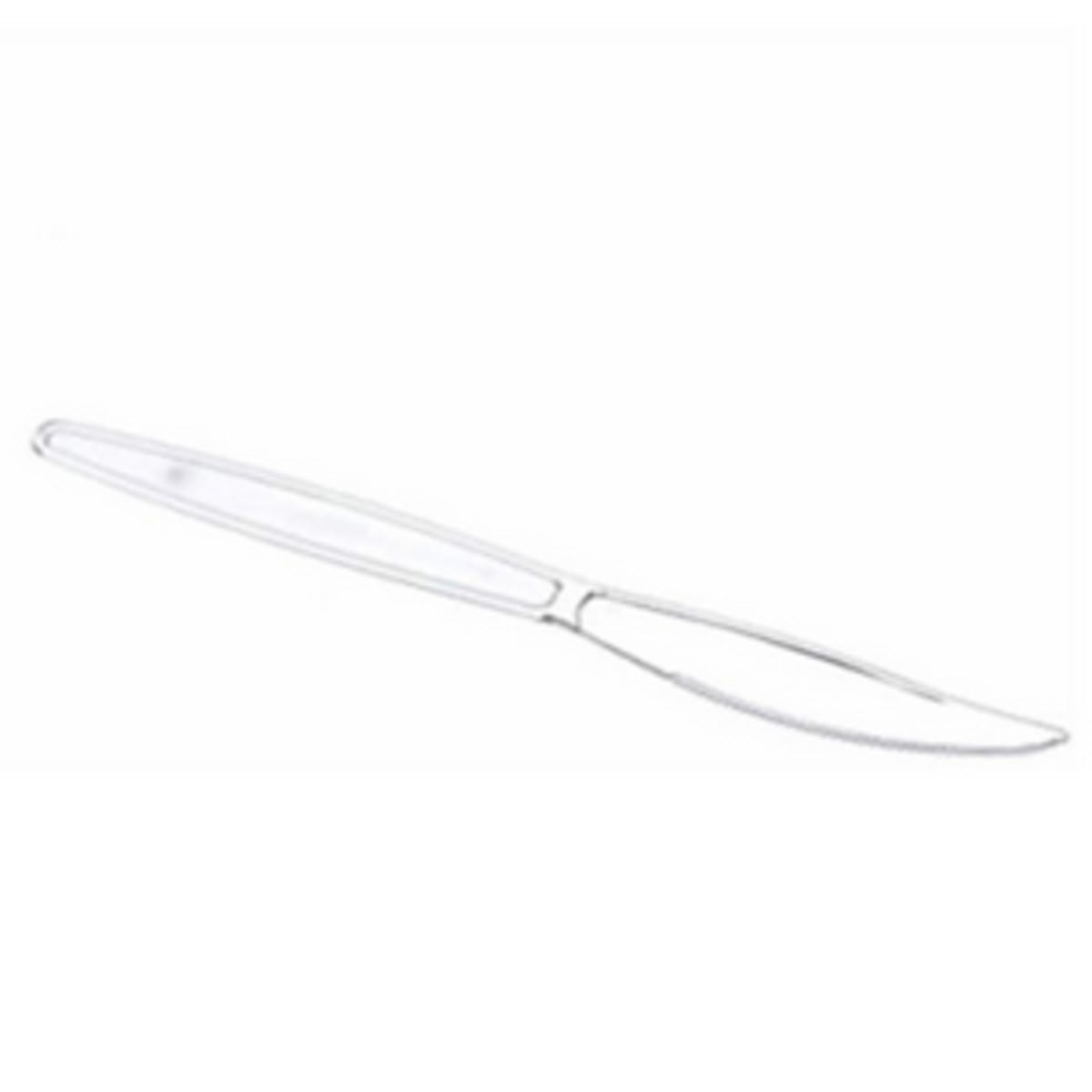 Faca Plástica Extra Forte Cristal Goldenplast 20 un