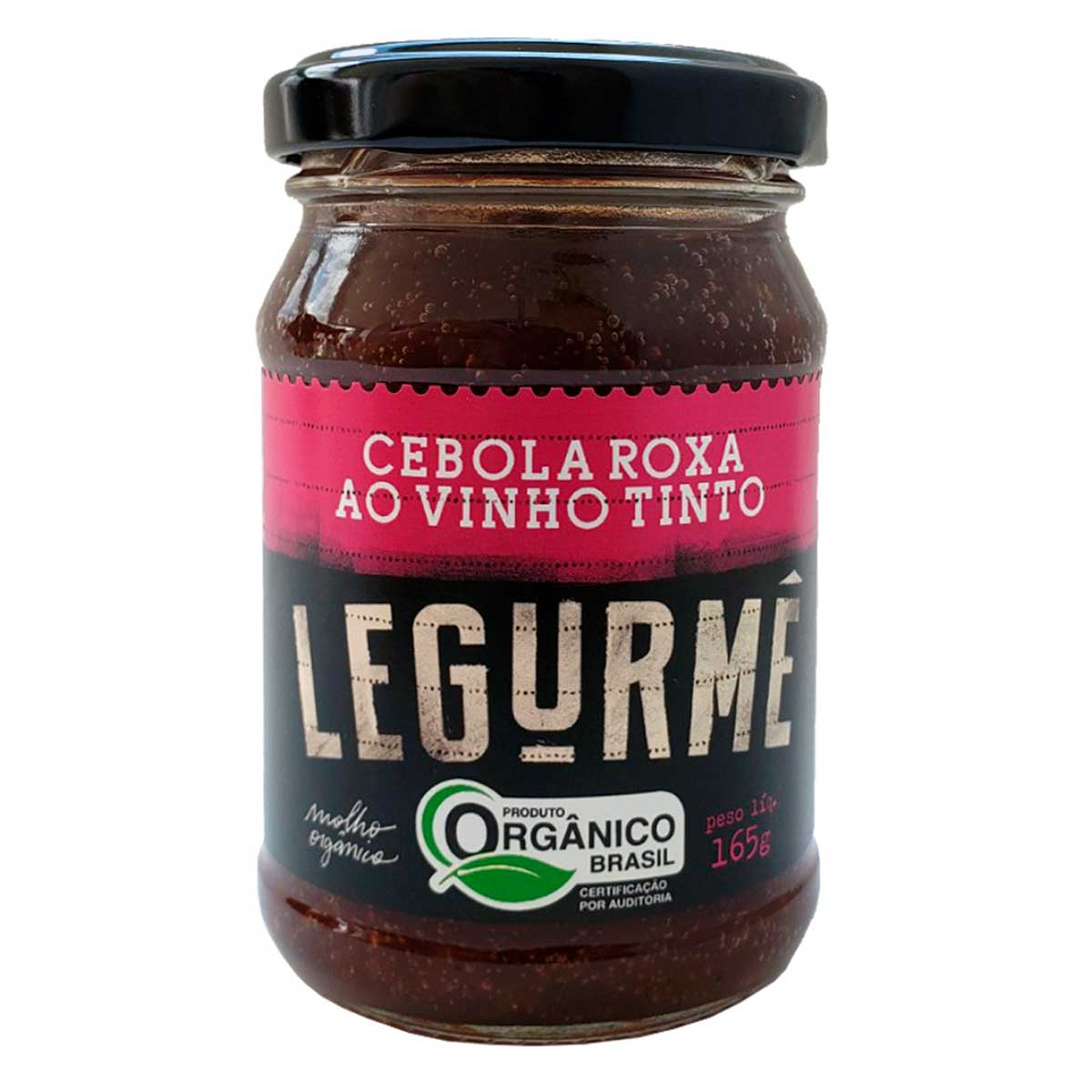 Cebola Roxa Vinho Tinto Orgânico  Legurmê 165 g