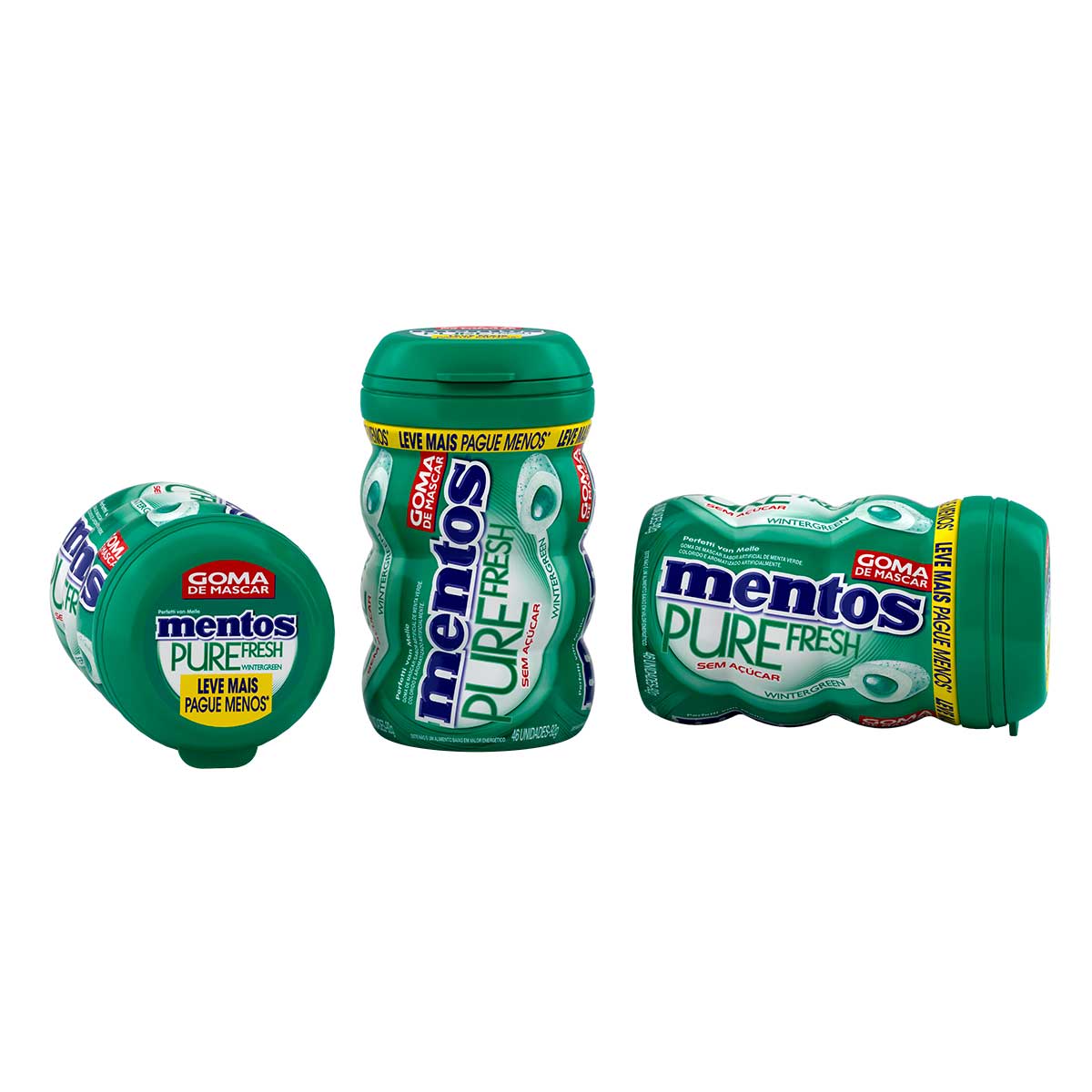 Goma de Mascar Mentos Winter green 92 g