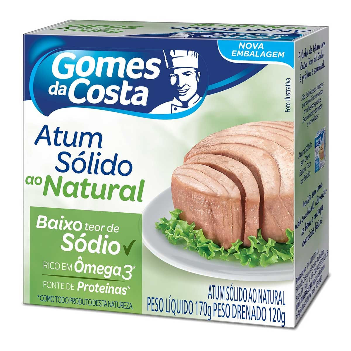 Atum Sólido ao Natural Gomes da Costa 170g