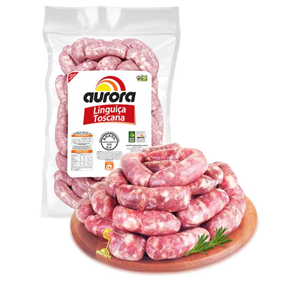 Lingüiça Toscana Grossa Auora Aprox. 700g