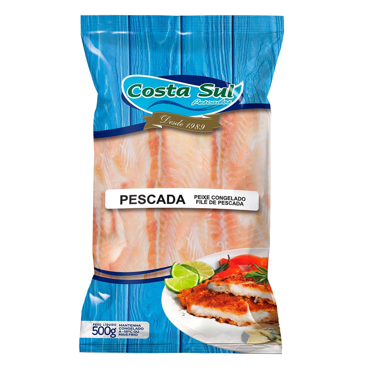 Filé de Pescada Costa Sul Congelado 500 g