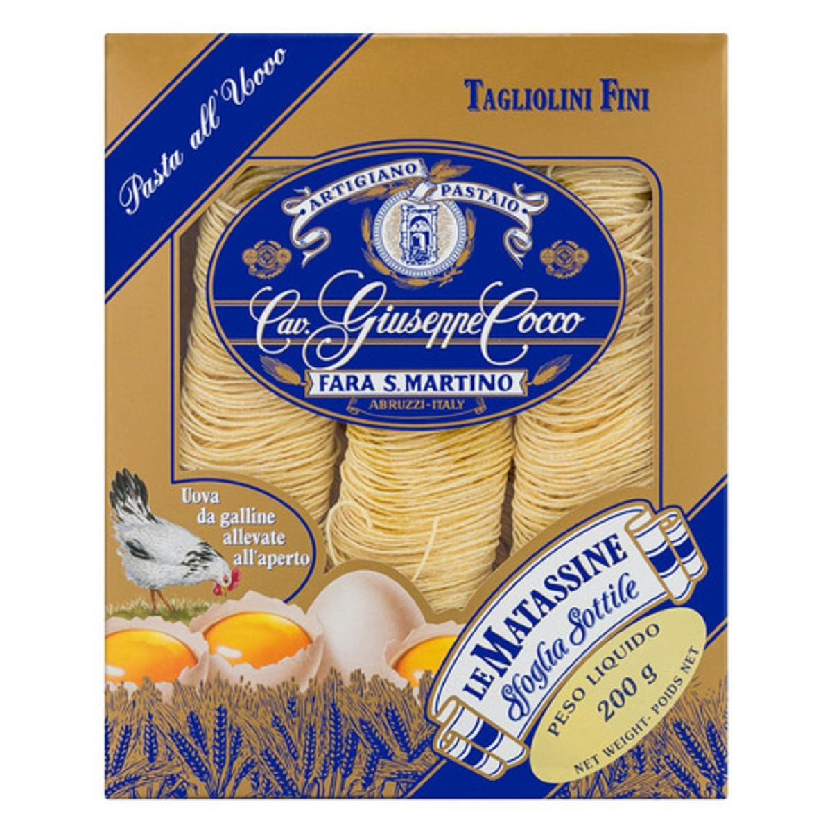Macarrão Talharim Giuseppe Cocco Grano Duro 200g